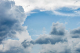 Fototapeta Niebo - background sky dramatic clouds