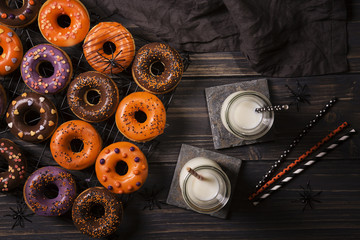 Sticker - Halloween donuts