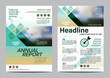 © ontsunan - Green nature Brochure Layout design template. Annual Report Flyer Leaflet cover Presentation Modern background. illustration vector in A4 size