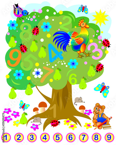 wektorowe-kolorowe-drzewko-z-liczbami-dla-dzieci
