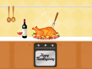 Wall Mural - roast turkey for Thanksgiving