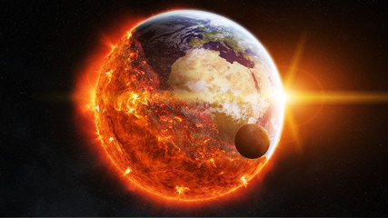 Wall Mural - the end of planet earth