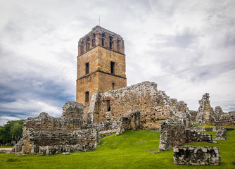 Canvas Print - ruins of panama viejo - panama city, panama