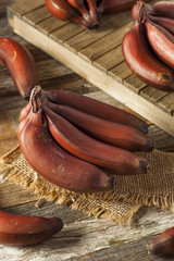 Poster - Raw Organic Red Bananas