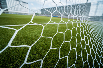 Soccer football net background