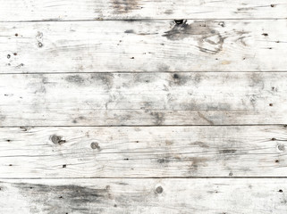 Old white wood texture - vintage background