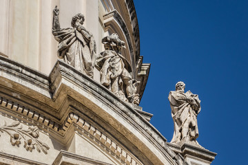 Sticker - Church of the Most Holy Name of Mary (1751). Rome. Italy.