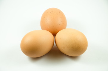 Isolated Egg With With White BackGround