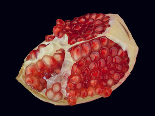 Pomegranate gems