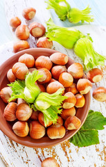 Poster - hazelnuts