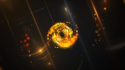 Wall Mural - space spiral animated abstract motion background