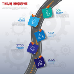 Wall Mural - business Infographic Template. Data Visualization. Can be used f