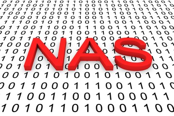 Wall Mural - nas in the form of binary code, 3d illustration