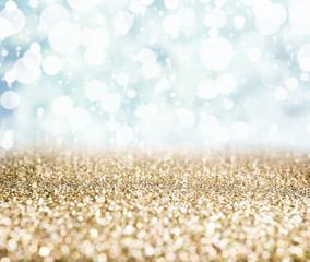 Wall Mural - Christmas bokeh. Abstract background.