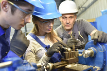 Young People In Metallurgy Training