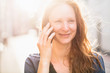 © ptnphotof - Fresh Portrait of a Woman on the Phone