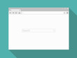 © iiierlok_xolms - Browser window vector illustration. Browser or web browser in flat style. Window concept internet browser. Mockup browser screen design.