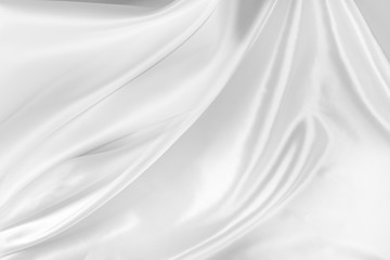 White silk material fabric texture