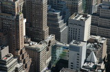 Fototapeta Miasta - Wundervoller Weitblick. Auf das Häusermeer von Manhattan. Vom Rockefeller Center.