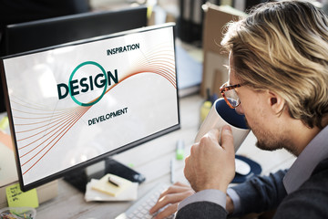 Wall Mural - inspiration development design creative thinking concept
