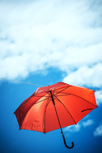 Umbrella With Blue Sky