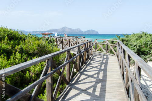 Es Comu Pasarela Playa De Muro Entre Dunas Y Playa Buy This