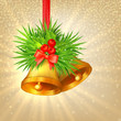 Background with Christmas bells
