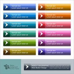 Wall Mural - Web Button and Headline Design #Vector Graphics