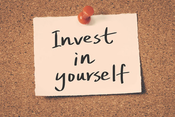 Wall Mural - invest in yourself