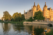 © kentauros - Schloss in Schwerin am Abend, Mecklenburg-Vorpommern in Deutschland