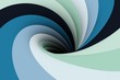 canvas print picture - a black hole with a pale blue color 3D illustration