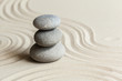 Zen stone garden