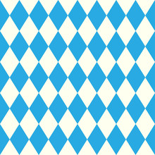 Oktoberfest Blue Background Banner Pattern Vector.