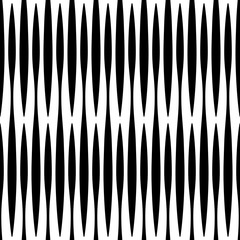 Fototapete - Monochrome geometric pattern with lines. Seamlessly repeatable.