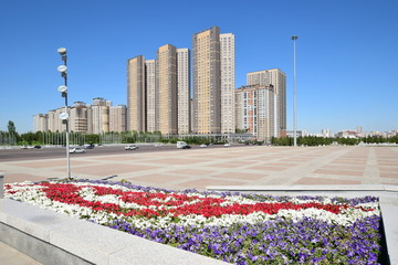 View in Independence Square in Astana, capital of Kazakhstan