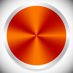Aufkleber - Glossy, shiny badge, button background with conical gradient. Me
