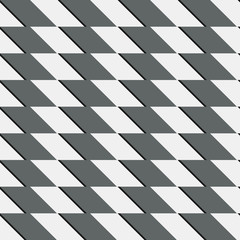 Leinwandbilder - Zigzag repeatable pattern with parallelograms - Geometric abstra