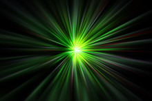 Luce Laser - Esplosione Di Luce Verde