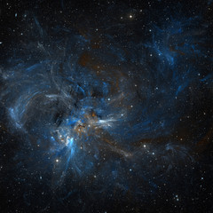 Wall Mural - stars nebula in space.
