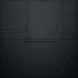 scifi wall. metal wall and black carbon fiber. metal background.