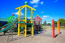 Picture Of Colorful Playground With Equipment, Levin, New Zealand