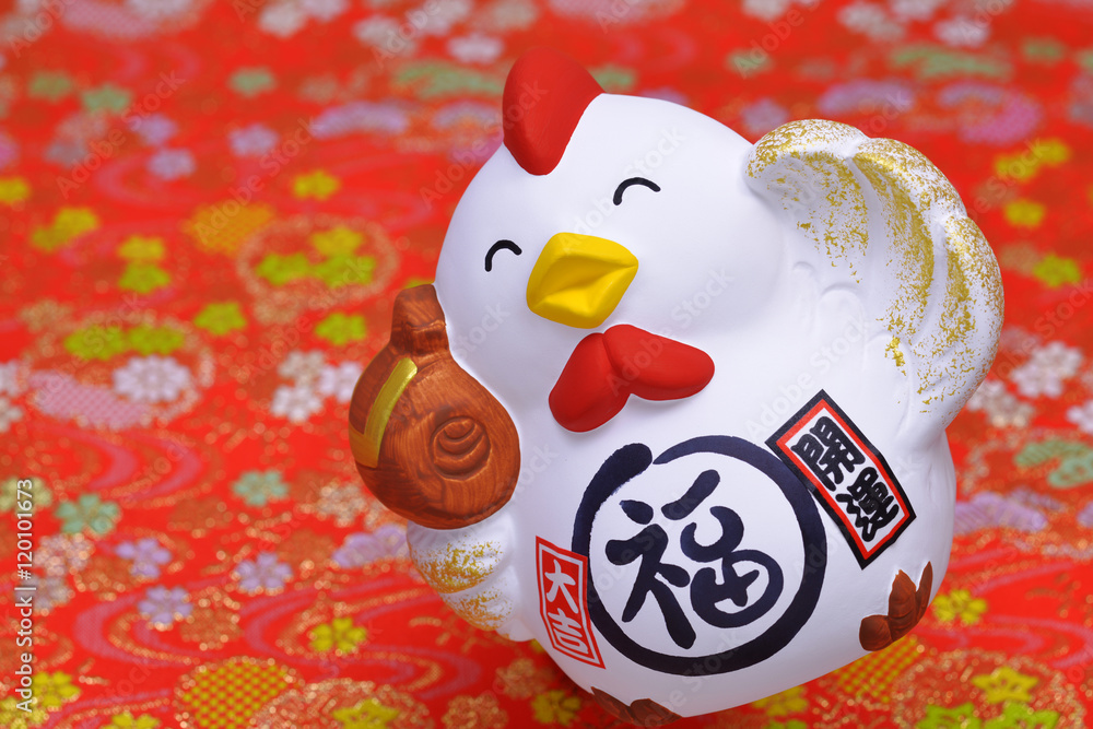 加藤五山作 干支のおきもの 酉年 干支の置物酉年Stock Photo | Adobe Stock