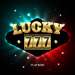 Lucky 777 jackpot, triple sevens casino banner