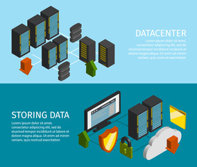 Canvas Print - Datacenter Banner Set