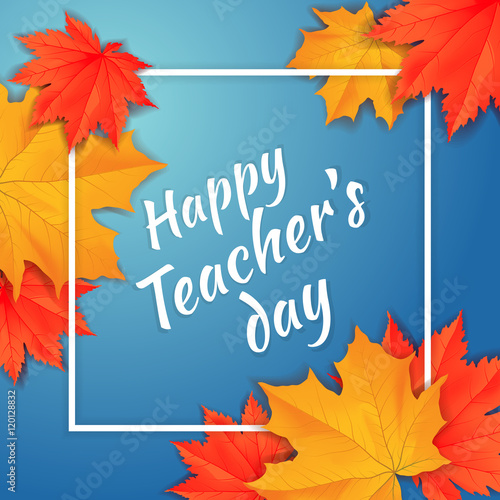 Happy Teachers Day Banner Buy This Stock Vector And Explore