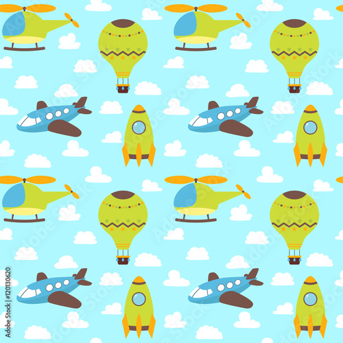 sliczny-bezszwowy-wzor-z-samolotem-helikopterem