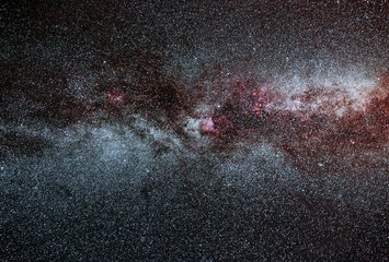 Wall Mural - clearly milky way galaxy found in russia at night