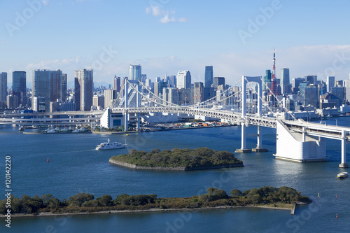 お台場から望む レインボーブリッジと東京都心全景 快晴 Stock 写真 Adobe Stock お台場から望む レインボーブリッジと東京都心全景 快晴 Stock 写真 Adobe Stock