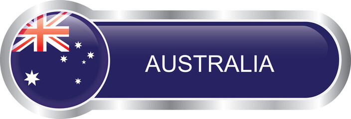 Australia Flag glossy banner 