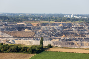 german open-cast mining inden